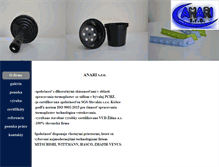 Tablet Screenshot of anari.sk